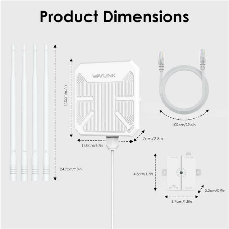 WAVLINK WN588HA2 AP Repeater WiFi Signal Booster AC1200 Dual Band WiFi Extender, US Plug, UK Plug, EU Plug, AU Plug WAVLINK WN588HA2 AP Repeater WiFi Signal Booster AC1200 Dual Band WiFi Extender, US Plug, UK Plug, EU Plug, AU Plug